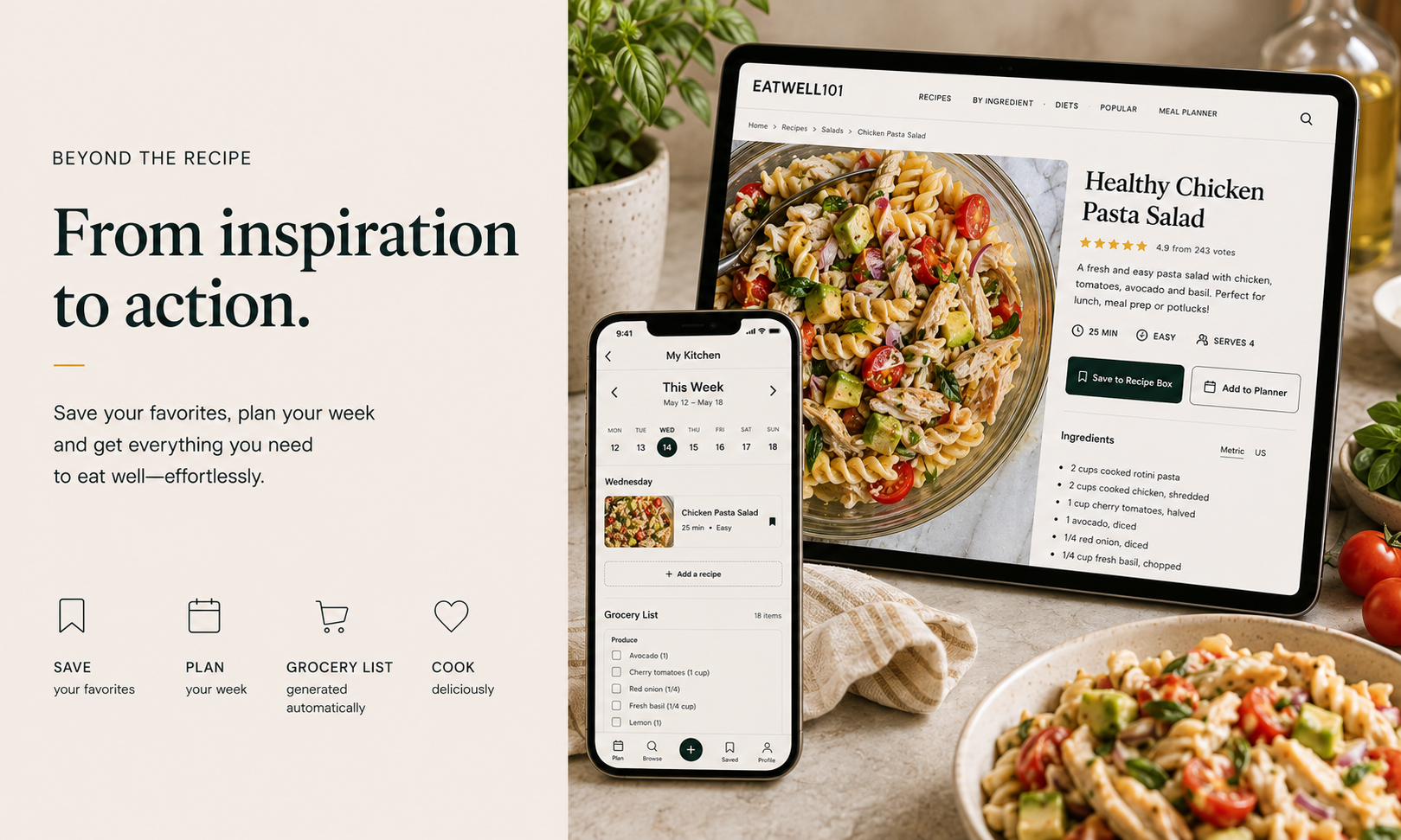 My Kitchen — Take your plan with you